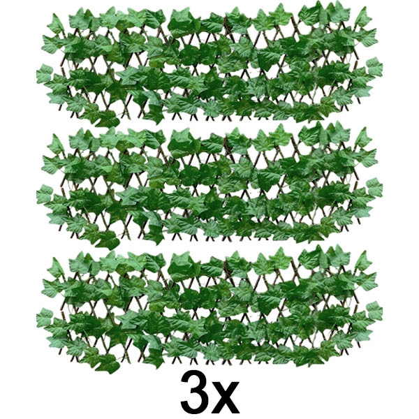 3x Cerca decorativa e prática para terraço ou jardim | GREENFENCE