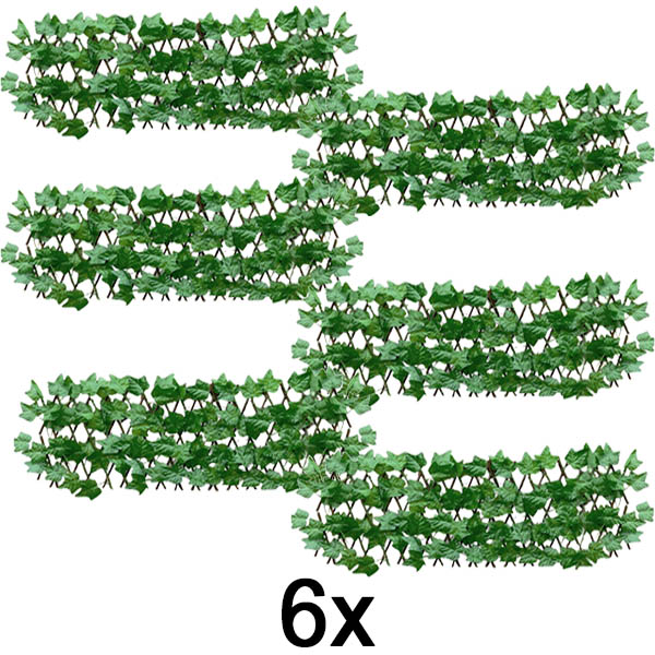 6x Cerca decorativa e prática para terraço ou jardim | GREENFENCE