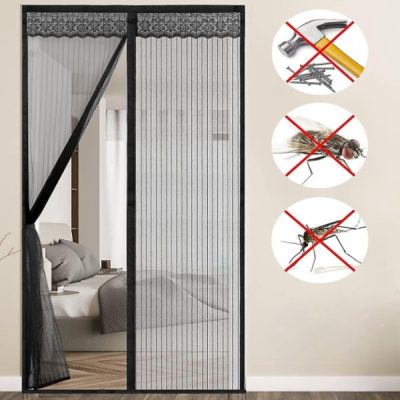 Rede mosquiteira magnética para porta, fecho automático | INSECTPROTECT